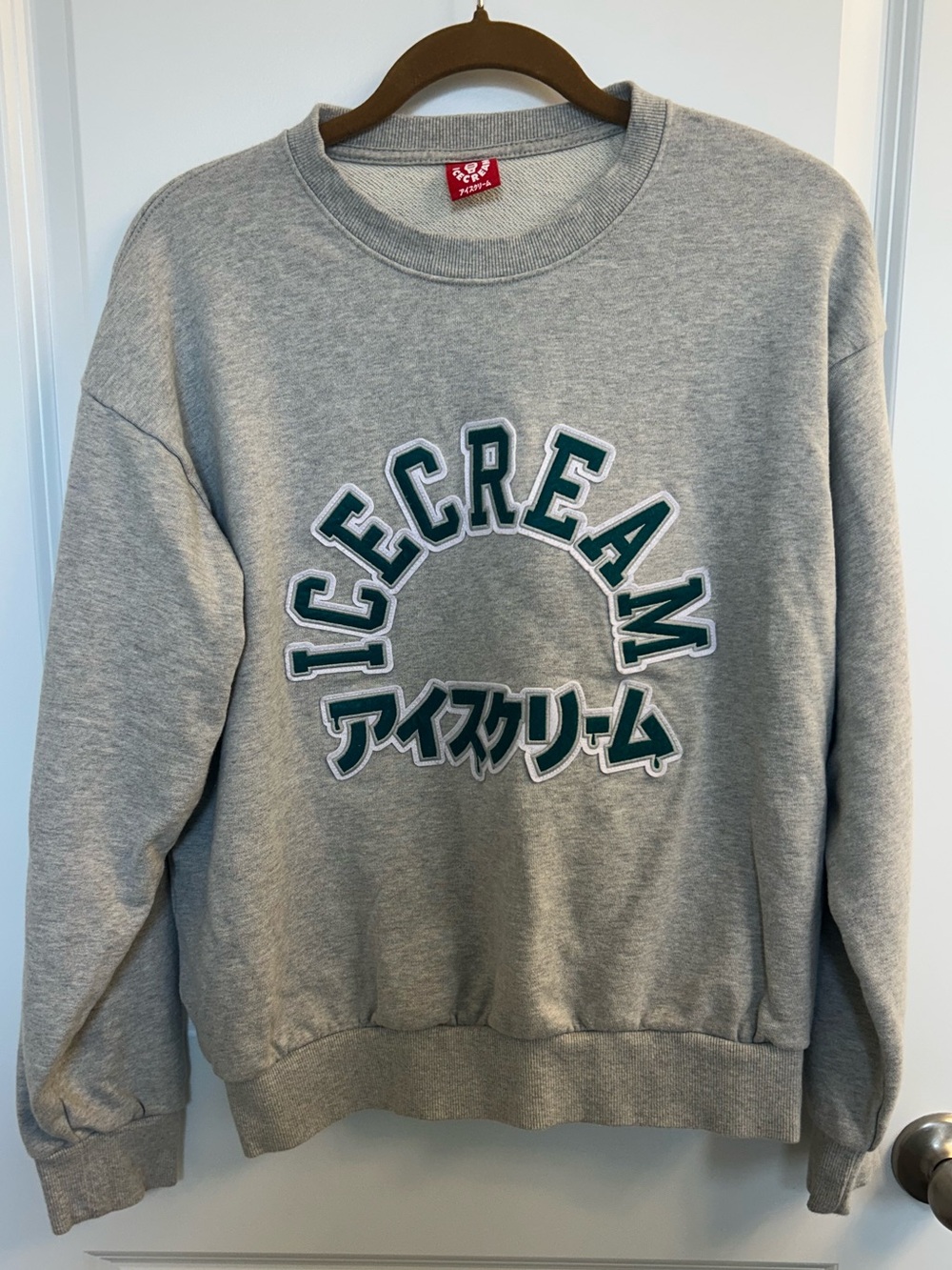 Billionaire Boys Club Ice Cream Grey Crewneck 100% Cotton